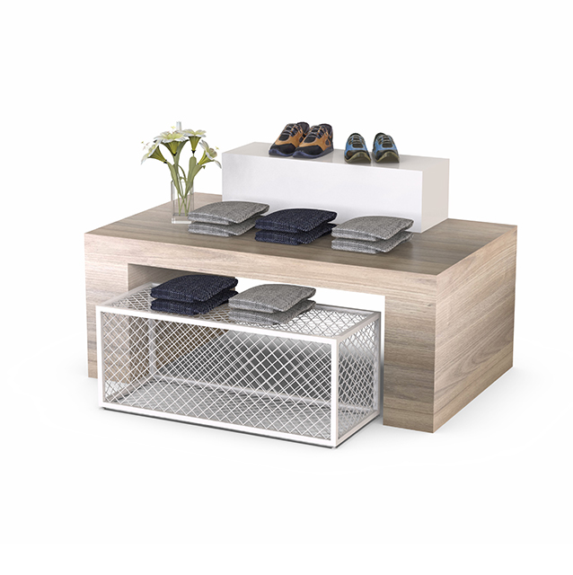 Sports clothing display rack-1