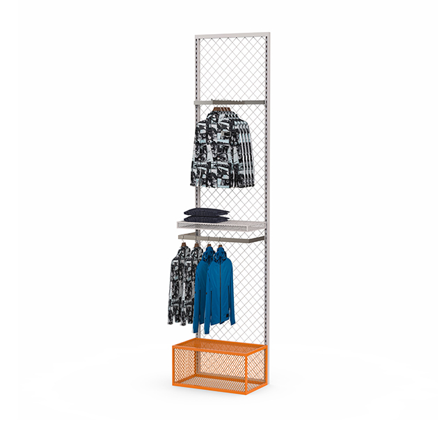 Sports clothing display rack-3