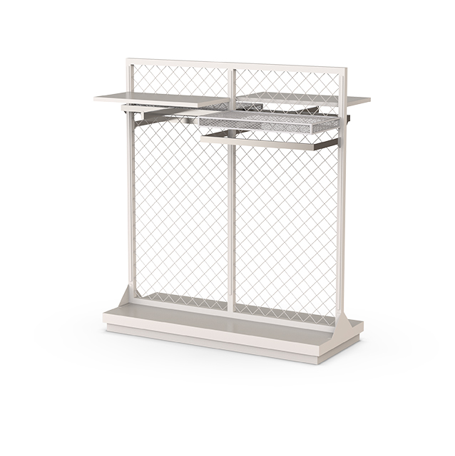 Sports clothing display rack-4