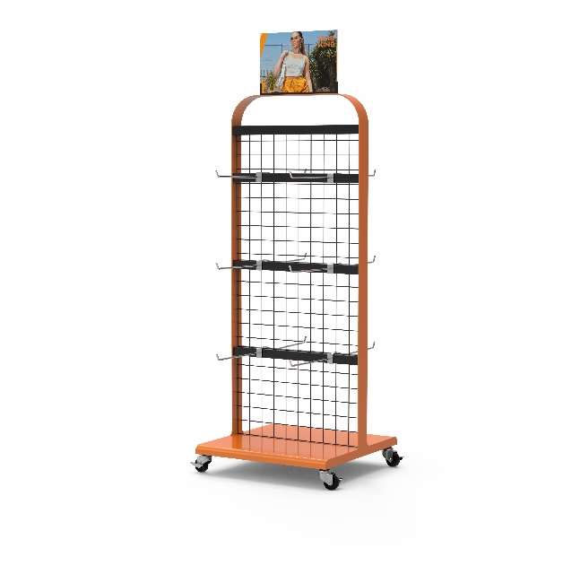 Sports clothing display rack-5